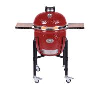 Керамический угольный гриль Monolith Classic Red Pro Serie 2.0, 46 см, красный