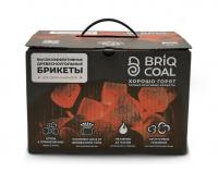 Угольные брикеты Briqcoal для барбекю 180 минут 4 кг