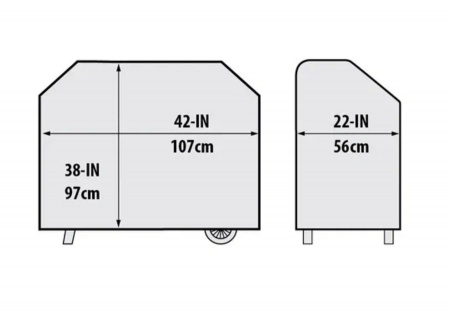 Премиум-чехол для гриля Broil King Crown Pellet 400
