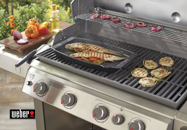 Керамический противень для жарки и сервировки Weber 47 x 28 см