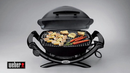 Электрический гриль Weber Q-1400 с подставкой