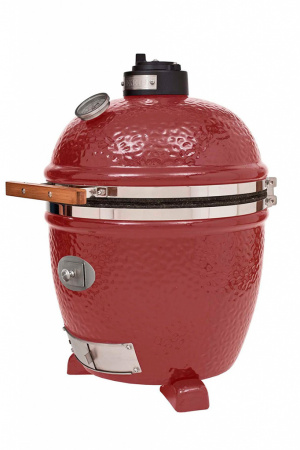 Керамический угольный гриль Monolith Classic Red Pro Solo, 46 см, красный